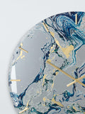 John Lewis marble print navy wall clock 50cm - British product