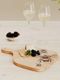 Selbrae House oak paddle board with bee engraving, imported from the UK