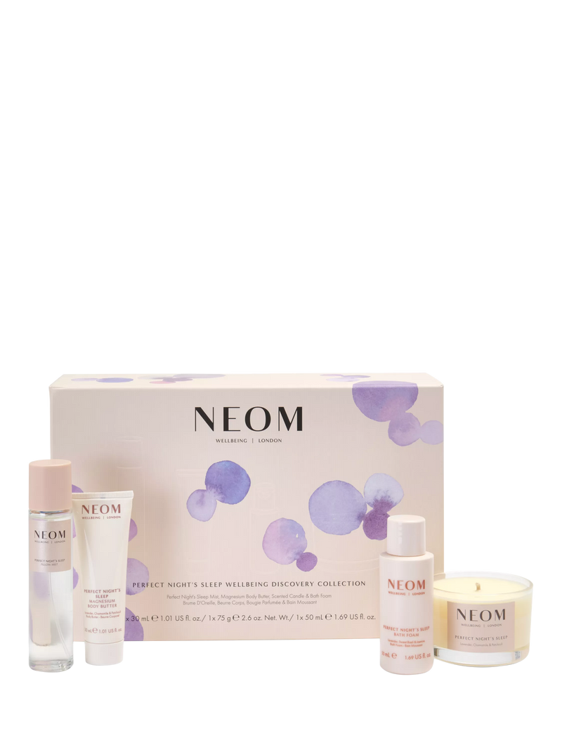 NEOM Perfect Sleep Discovery Set sleep aid kit, imported from the UK