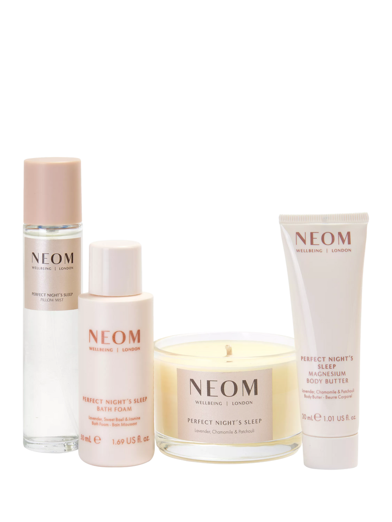 NEOM Perfect Sleep Discovery Set sleep aid kit, imported from the UK