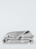 John Lewis baby blanket safari spot print grey 80x100cm - British product