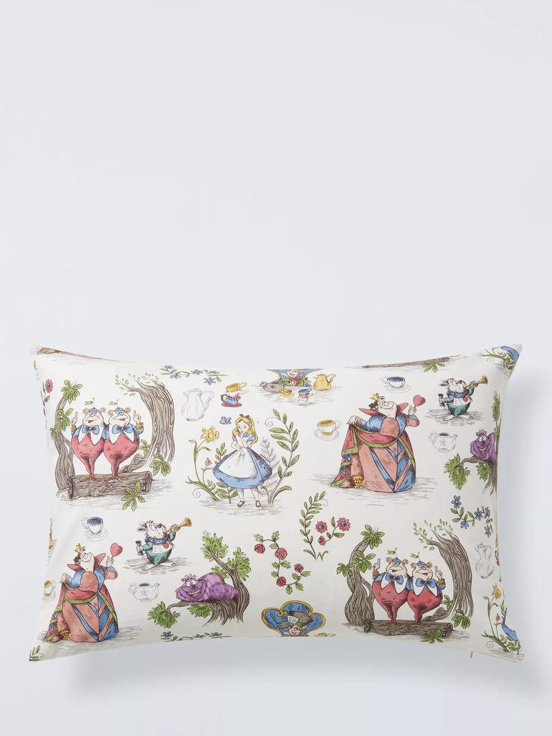 Disney Home x Sanderson Alice in Wonderland multi cushion - British product