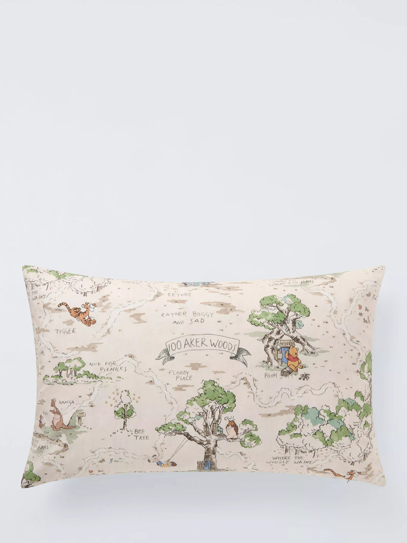 Sanderson Winnie the Pooh cushion Hundred Acre Wood 40x60cm - British product