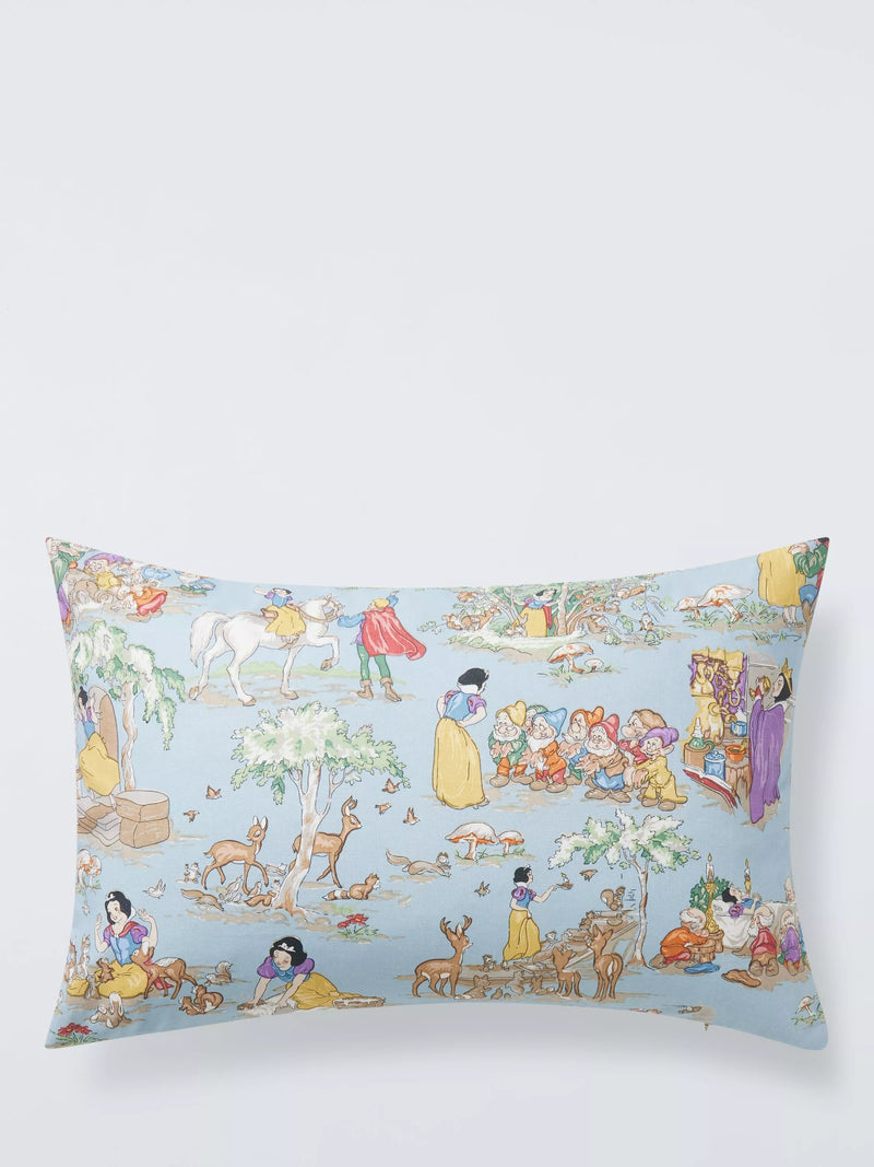 Disney Home x Sanderson Snow White cushion with floral pattern, UK version
