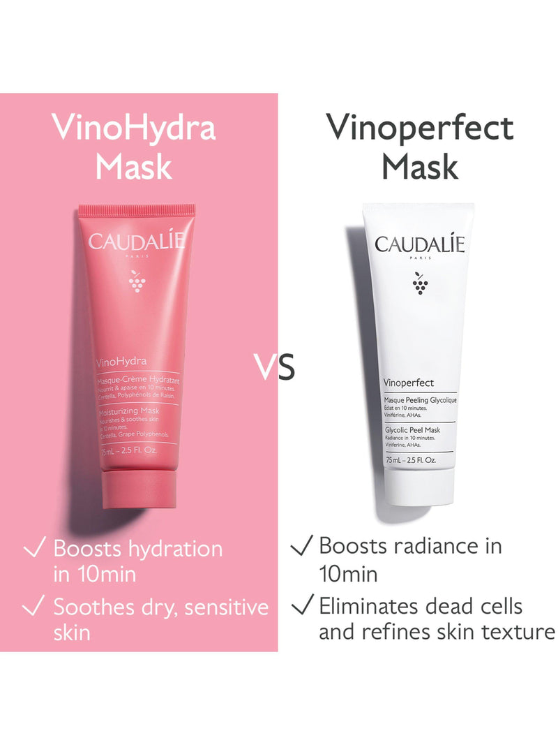 Caudalie VinoHydra moisturising mask 75ml, UK version