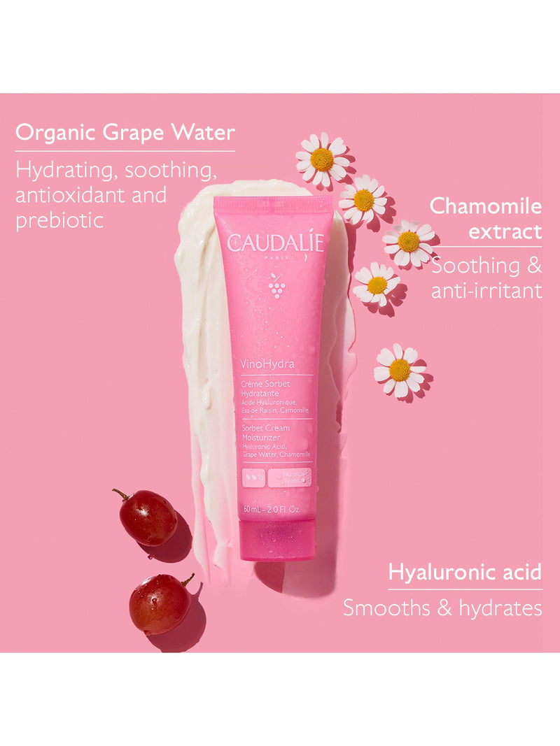 Caudalie VinoHydra sorbet cream moisturiser 60ml (British brand)