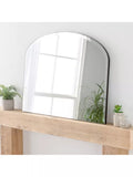 Yearn overmantel wall mirror wooden frame 69x91cm - British product