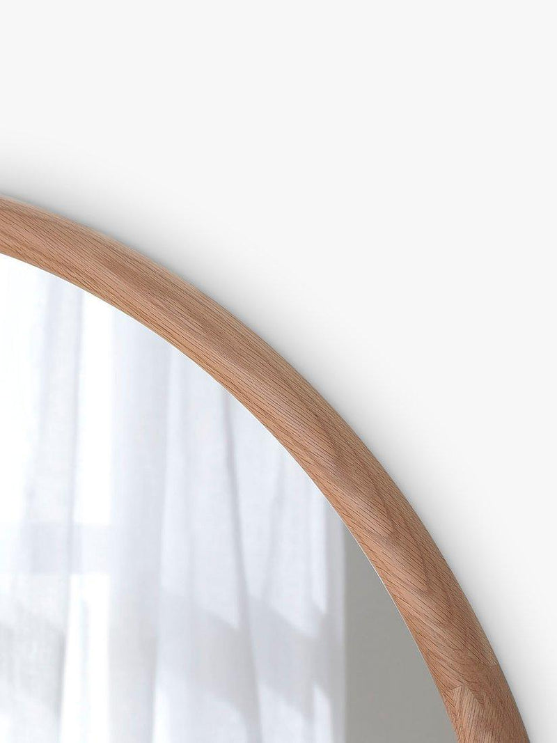 Yearn full-length mirror arched frame natural 180x80cm - British product