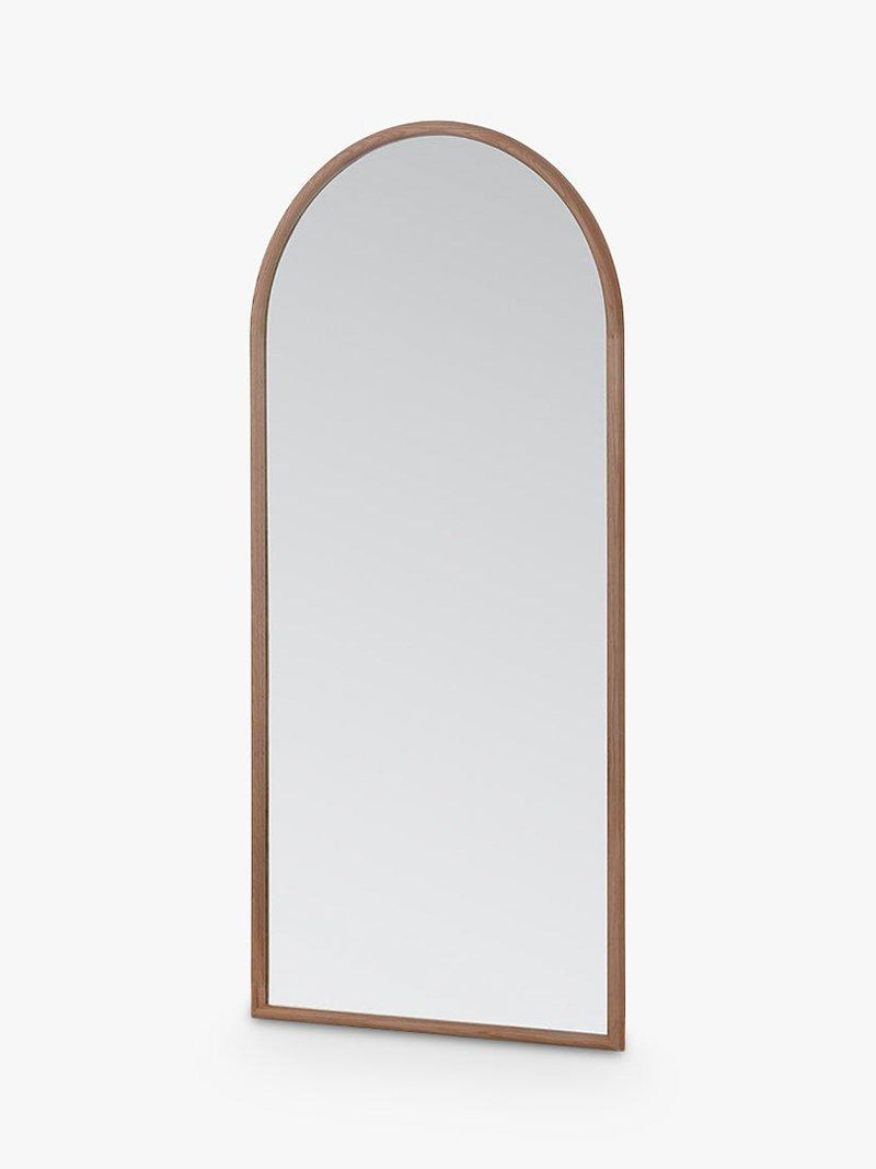 Yearn full-length mirror arched frame natural 180x80cm - British product
