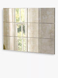 Yearn Manhattan bevelled glass wall mirror 123x92cm - British product