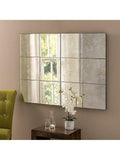 Yearn Manhattan bevelled glass wall mirror 123x92cm - British product