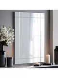 Yearn Oxford bevelled glass rectangular mirror 100x70cm, imported from the UK