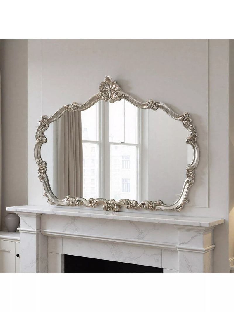 Yearn Renaissance Overmantel Wall Mirror, 81 x 122cm