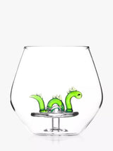 John Lewis Bar Bespoke Loch Ness Monster Clear Glass Tumbler 400ml- Buy online at McGrocer