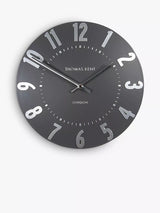 John Lewis Thomas Kent Mulberry Arabic Numeral Wall Clock, 30cm- Buy online at McGrocer