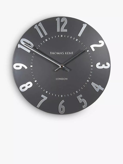 John Lewis Thomas Kent Mulberry Arabic Numeral Wall Clock, 30cm- Buy online at McGrocer