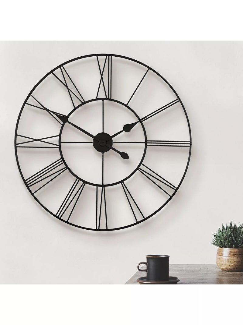 Thomas Kent skeleton wall clock 80cm - British product