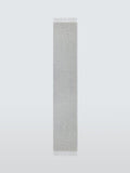 John Lewis blanket wool scarf plain rectangular 50.5 x 198cm - British product