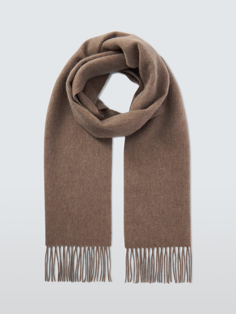 John Lewis fringed wool scarf 165x29cm, UK version