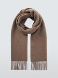 John Lewis fringed wool scarf 165x29cm, UK version