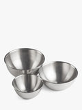 John Lewis nesting mixing bowls set of three, imported from the UK