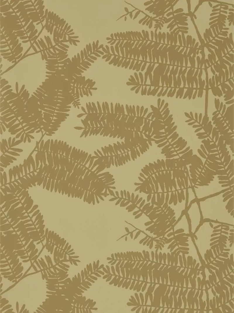 Harlequin two-tone fern silhouette wallpaper in nectar colour, UK version