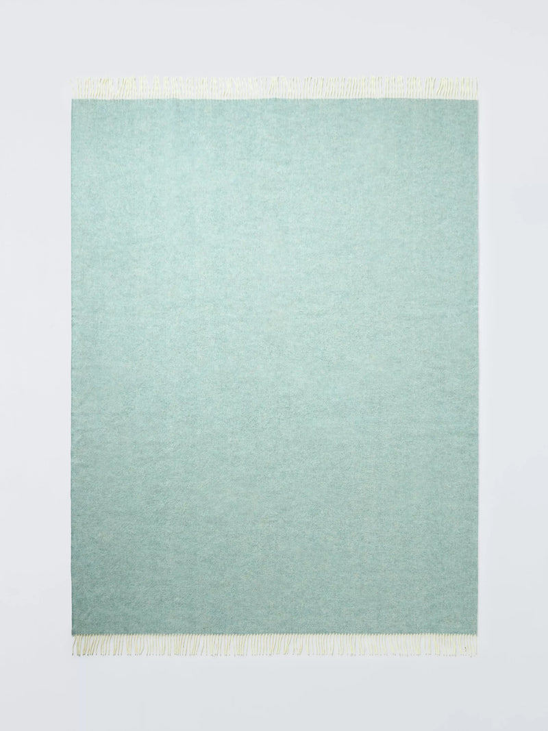 John Lewis Fischgrätmuster Shetland Lammwolle Überwurf 140 x 185cm