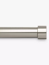 John Lewis Umbra Cappa Expandable Single Curtain Rod, Nickel, 25mm Diameter- Buy online at McGrocer