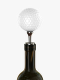 Uberstar golf ball wine bottle stopper white (British brand)