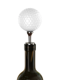 Uberstar golf ball wine bottle stopper white (British brand)