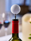 Uberstar golf ball wine bottle stopper white (British brand)