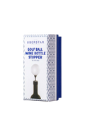 Uberstar golf ball wine bottle stopper white (British brand)