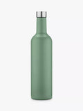 Uberstar insulated stainless steel travel wine bottle in Sage Green, 750ml (British brand)