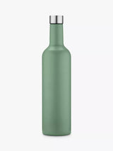 John Lewis Uberstar Insulated Double Wall Stainless Steel Travel Wine Bottle, Sage Green, 750ml- Buy online at McGrocer