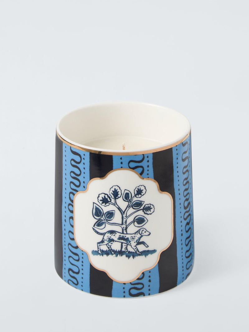 John Lewis jar candle with vintage dog design, 711g, UK version