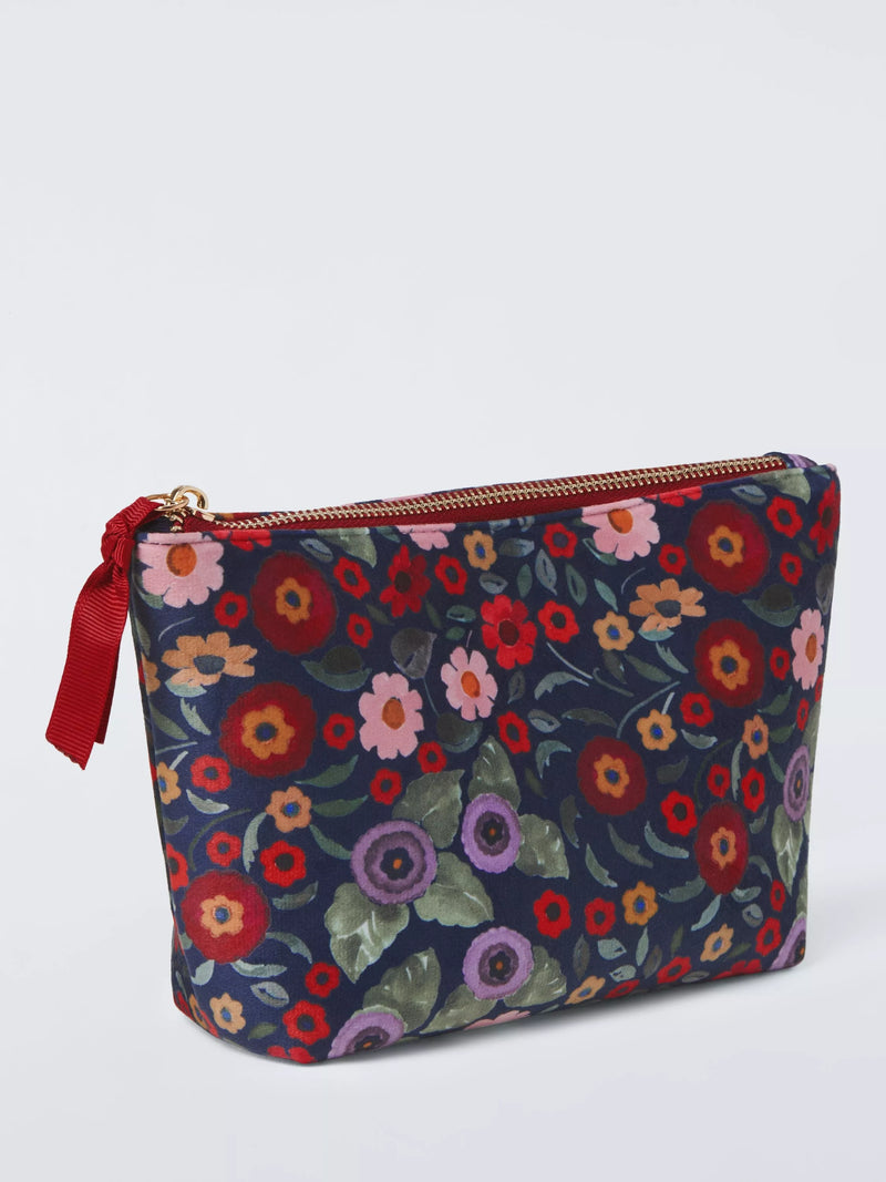 John Lewis floral print pouch bag with archive-inspired design, UK version