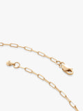 Monica Vinader 14ct gold paperclip chain bracelet, UK version