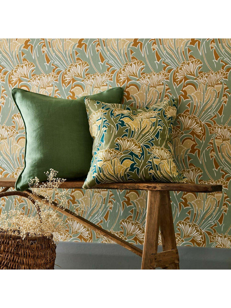 Morris & Co Spitzenblume Baumwollstoff 138,5 cm - Britisches Produkt