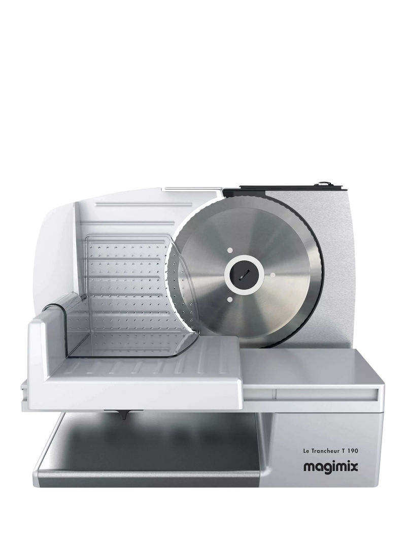 Magimix food slicer satin finish, imported from the UK