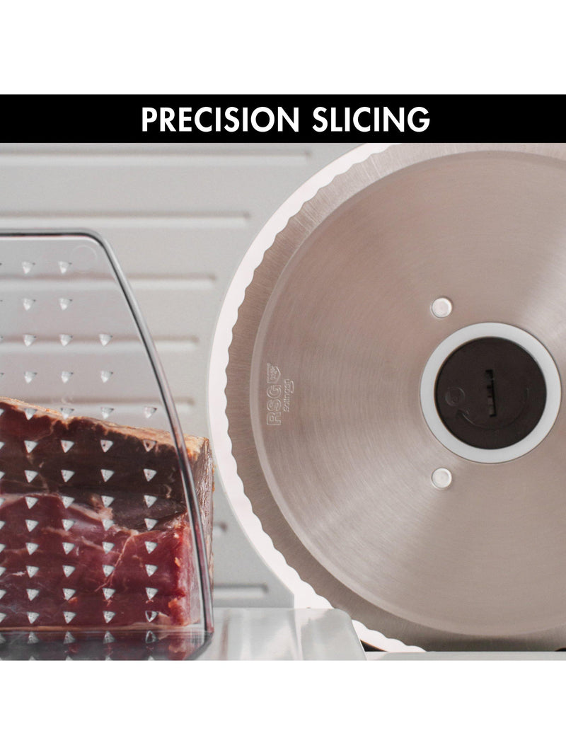 Magimix food slicer satin finish, imported from the UK