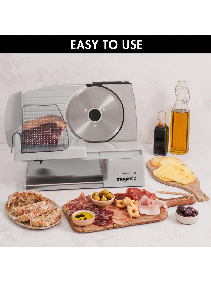 Magimix food slicer satin finish, imported from the UK