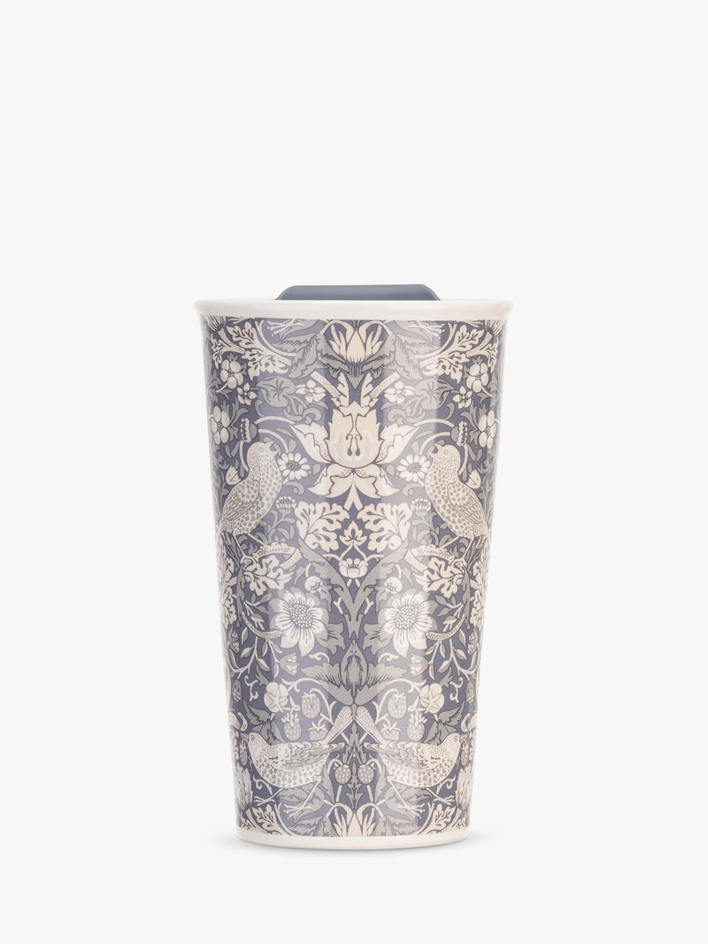 William Morris Strawberry Thief ceramic desk mug 300ml (British brand)