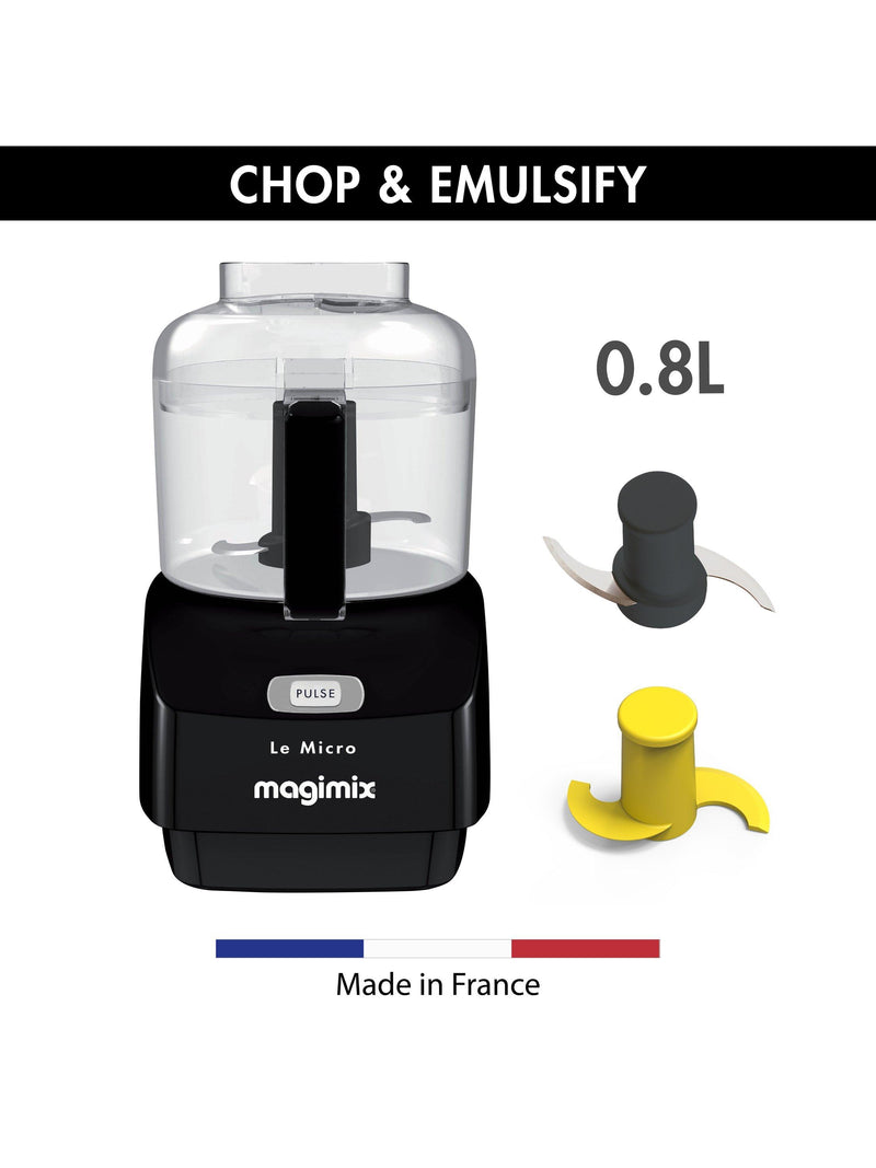 Magimix Mini Chopper Black 0.8L, UK version