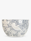 William Morris ceramic bowls set with mixed prints and beech tray (British brand)