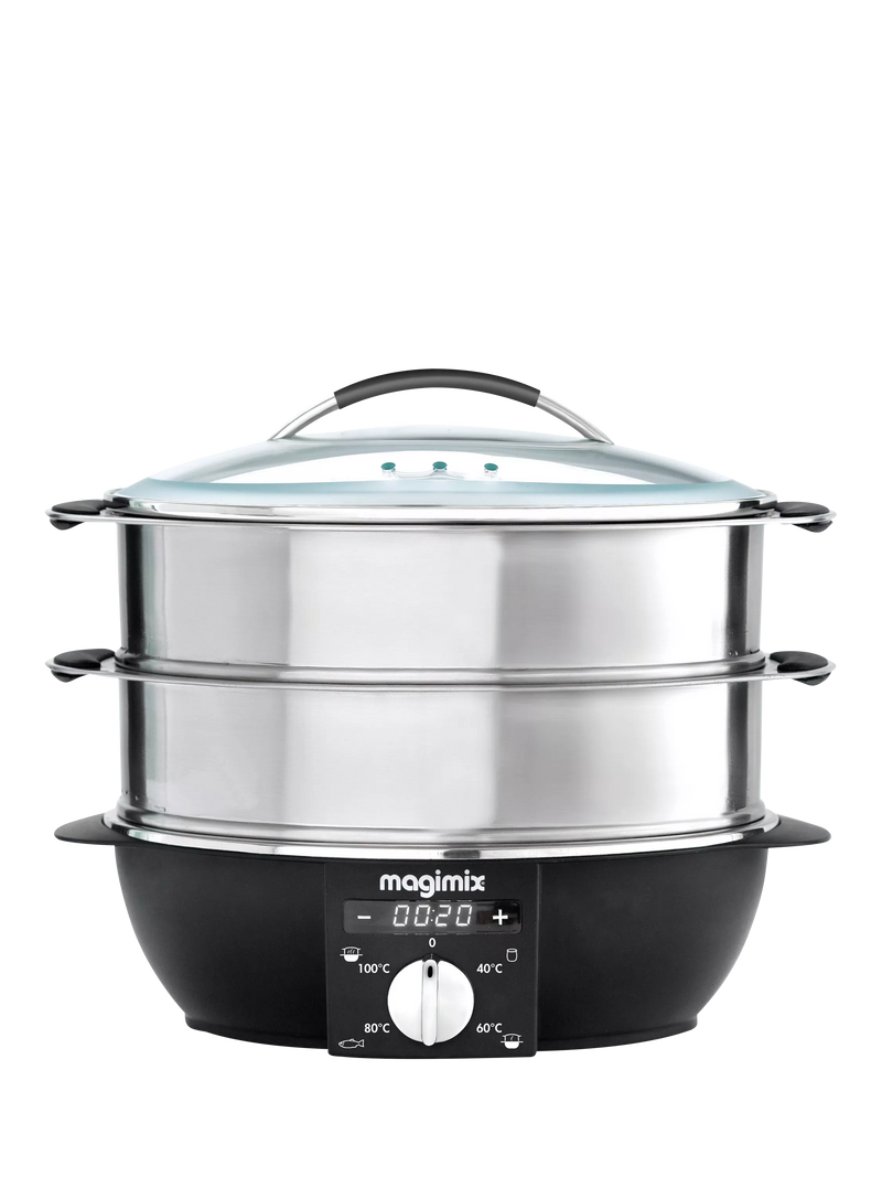 Magimix multifunctional steamer 12.2L black satin, UK version