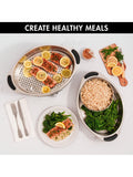 Magimix multifunctional steamer 12.2L black satin, UK version
