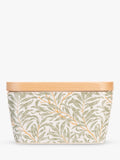 William Morris Willow Boughs butter dish with beech wood lid (British brand)
