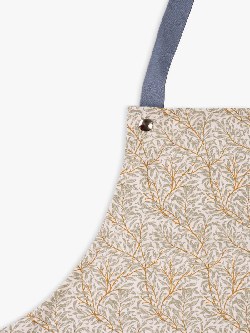 William Morris green kitchen apron (British brand)