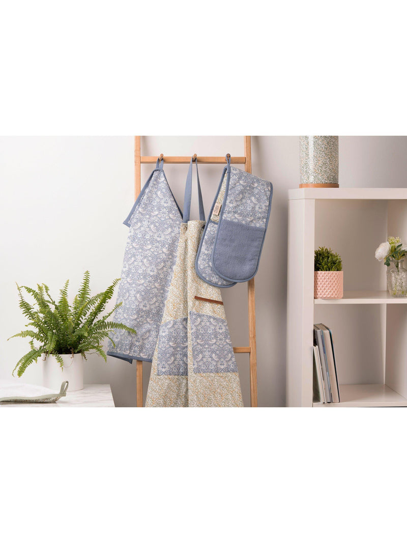 William Morris green kitchen apron (British brand)