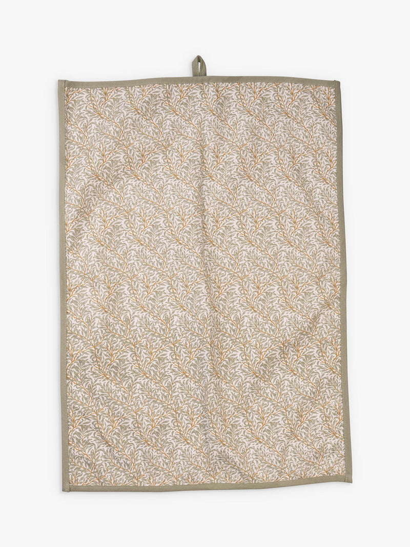 William Morris cotton tea towels with decorative prints, set of 2 (British brand)